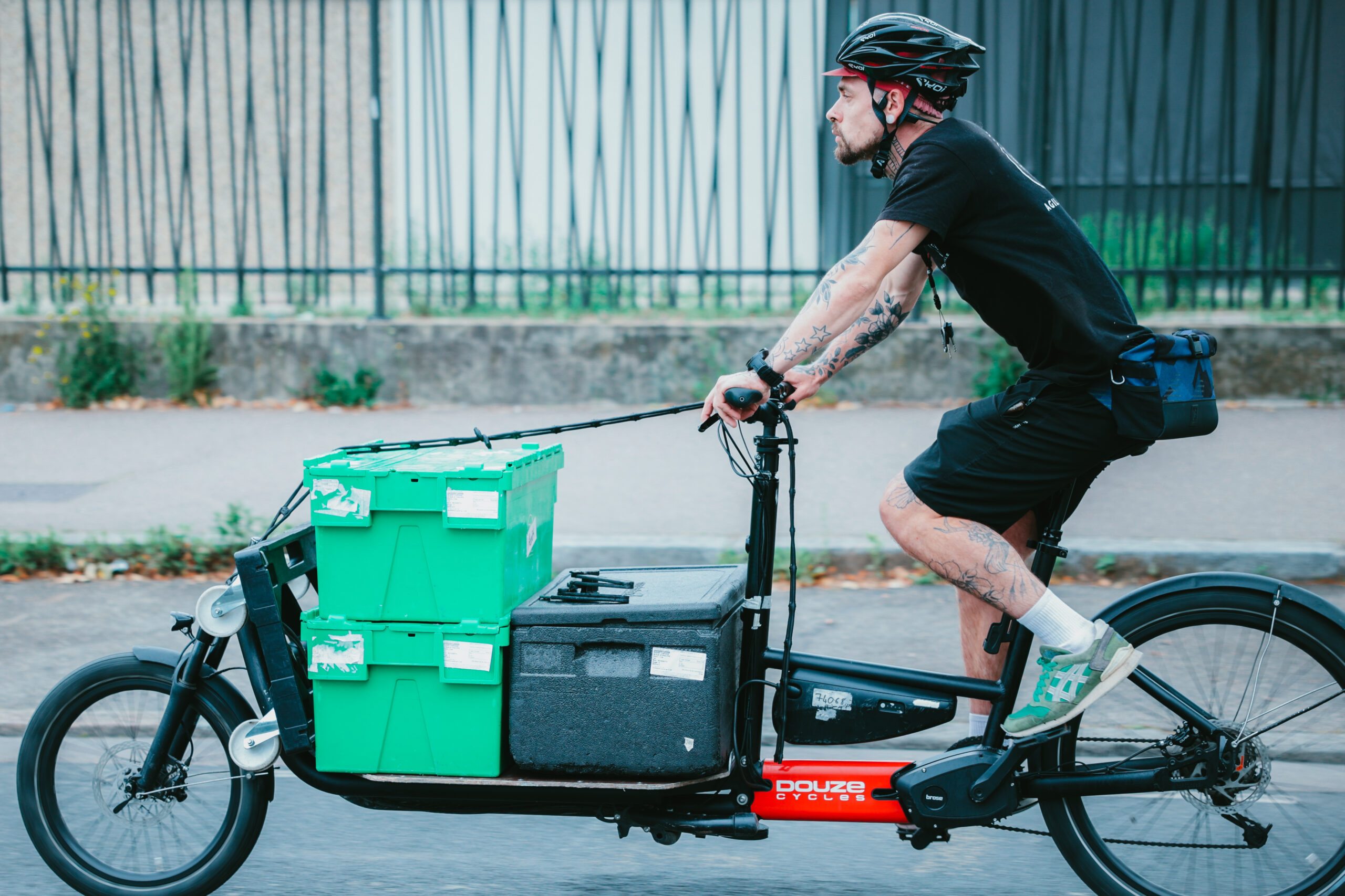 Coursier à vélo